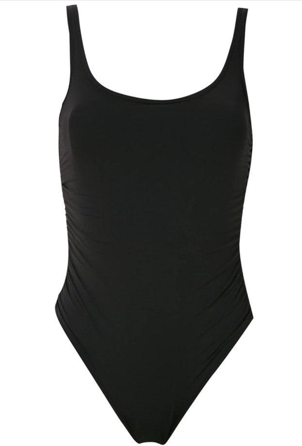 Swimsuit With Side Straps And Cutout Detail